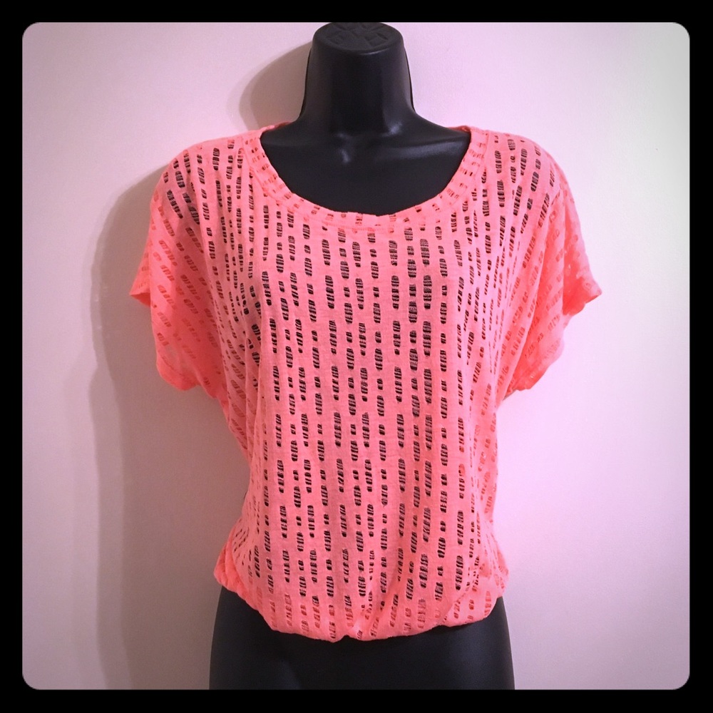 Lily Rose Neon Fashion Tee Size Medium